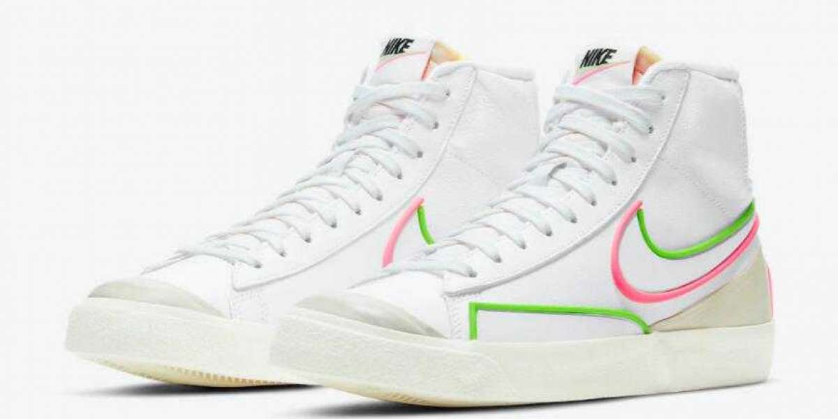 Nike Blazer Mid ’77 Infinite White Release With Watermelon Accents