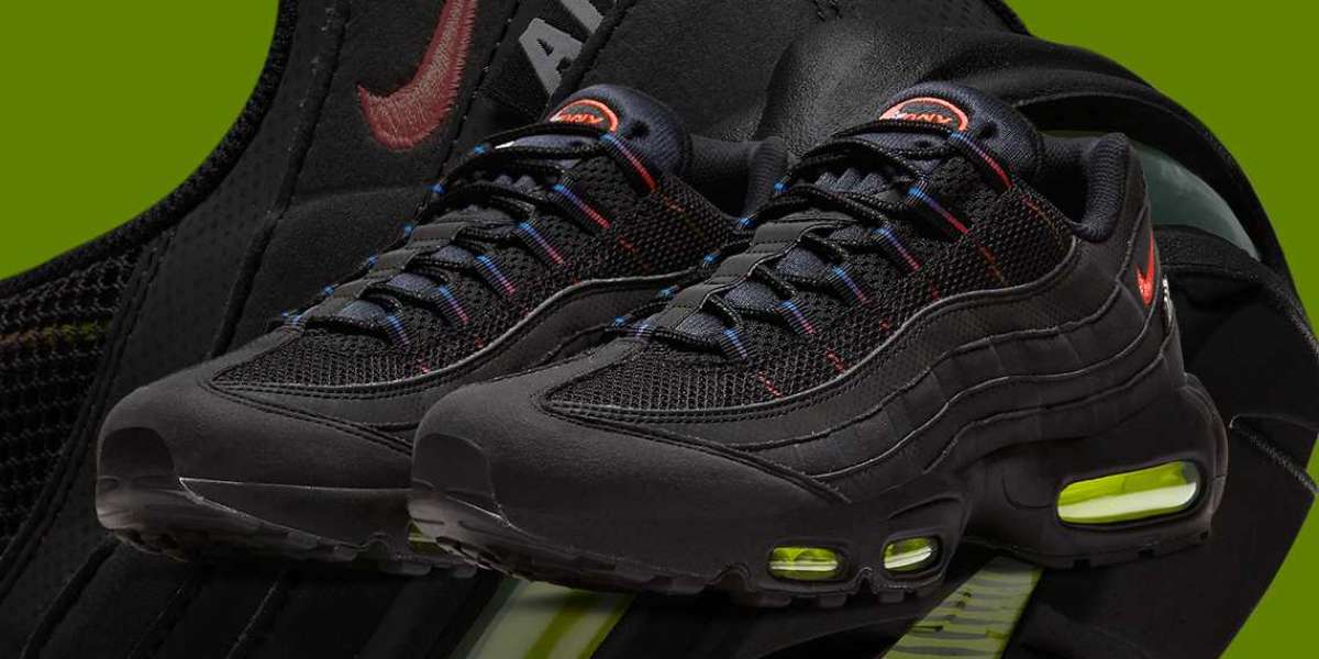 2021 New “Volt”-Colored Airbags Cushion This Stealthy Nike Air Max 95